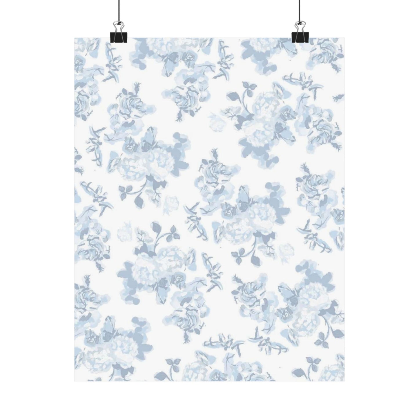 Elegant Floral Matte Poster