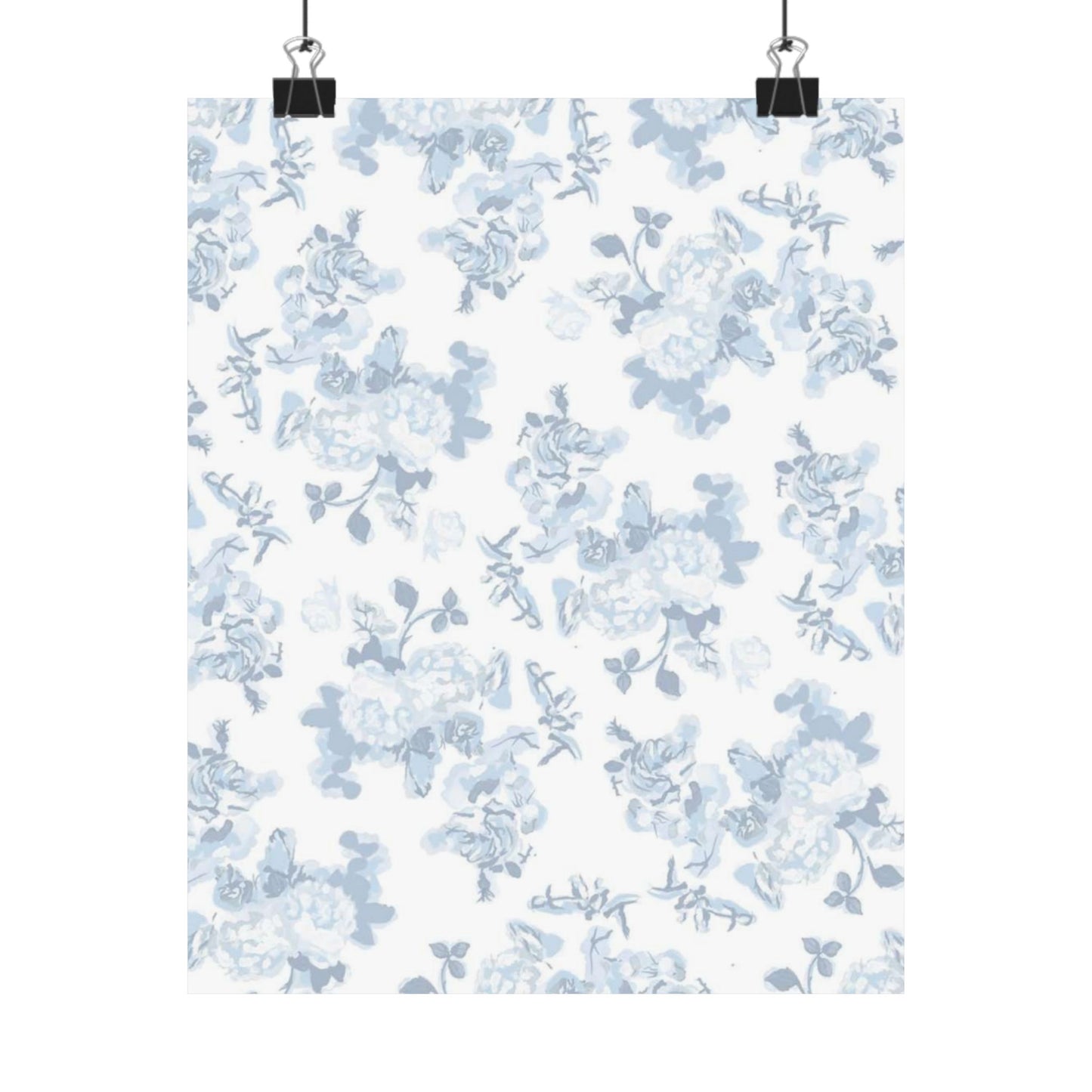 Elegant Floral Matte Poster