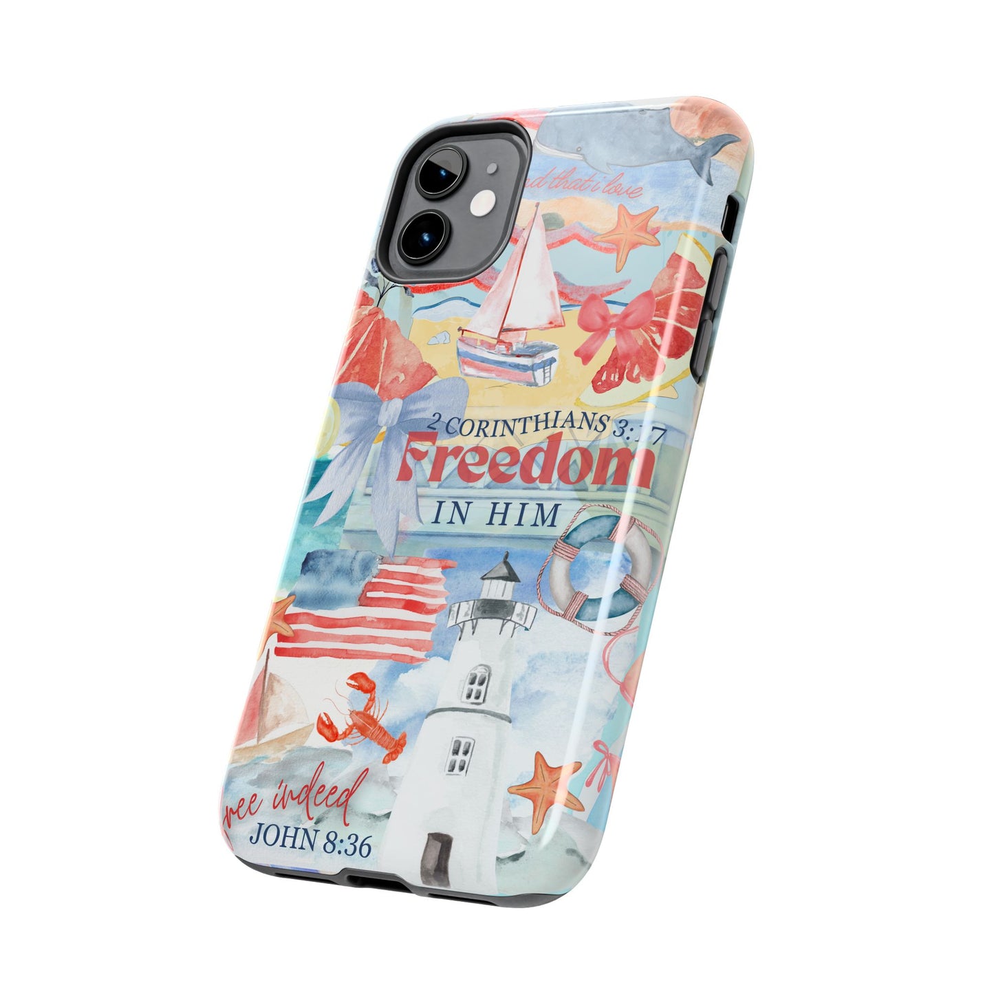 Freedom in Him Tough Case