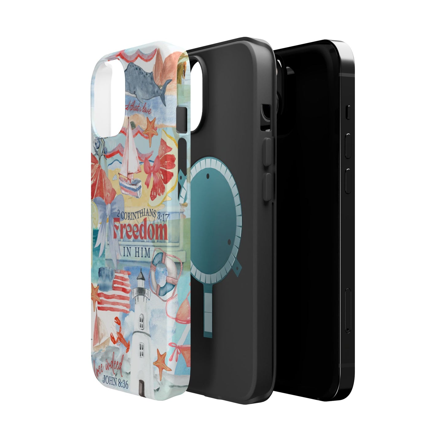Freedom in Him MagSafe Tough Case