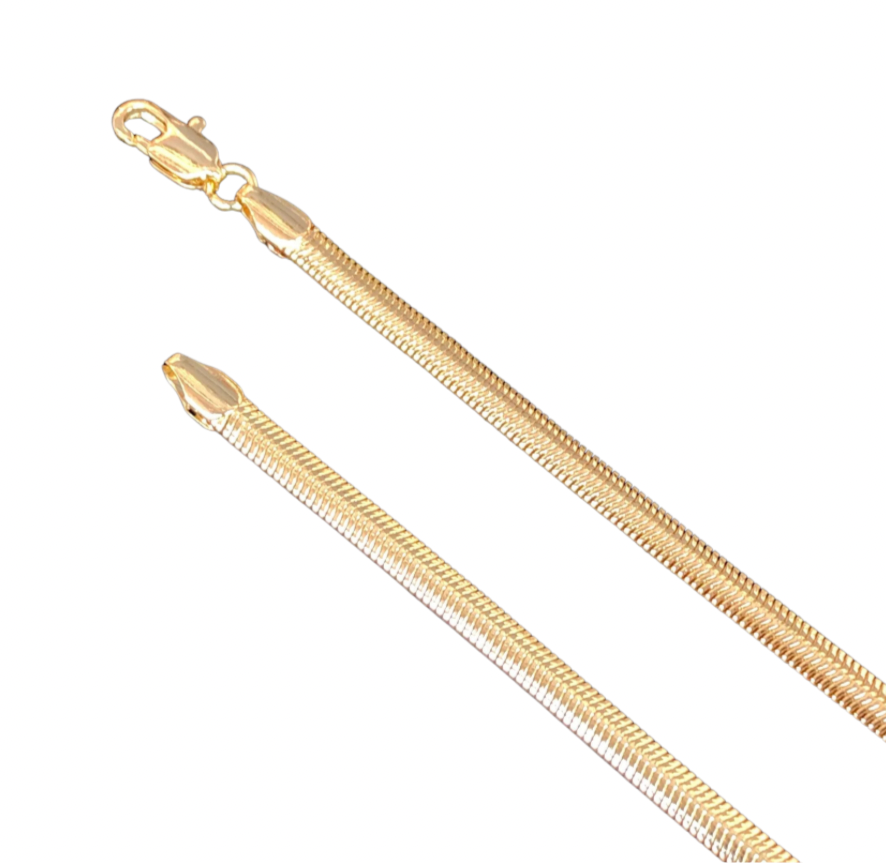 Gold Herringbone Chain