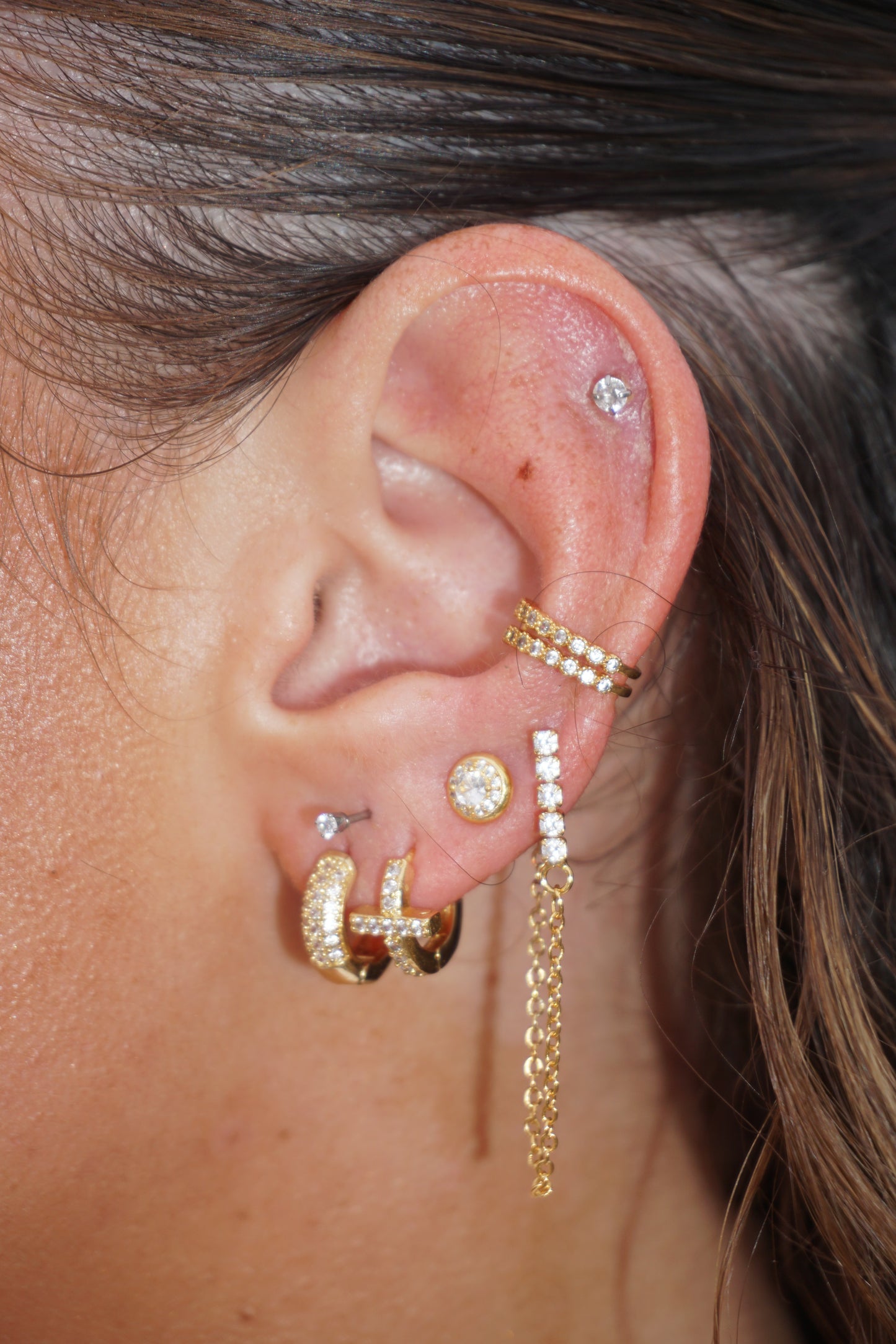 CZ Stud Earrings