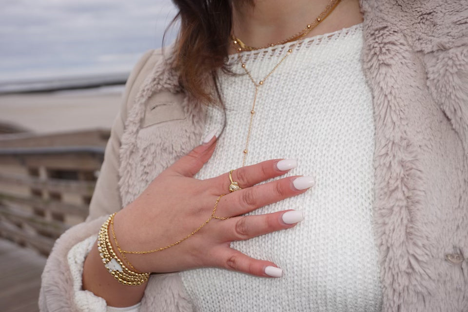 Dainty Hand Chain Bracelet
