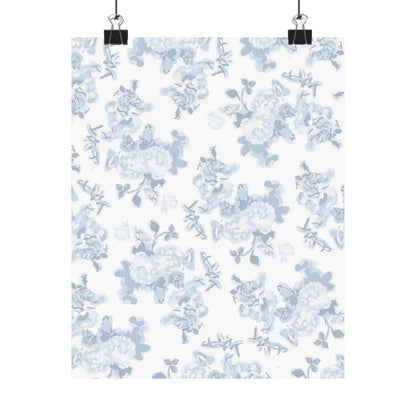 Elegant Floral Matte Poster