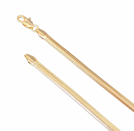 Gold Herringbone Chain