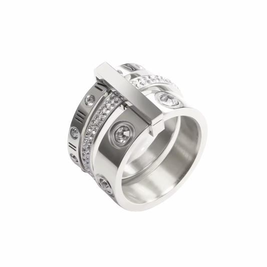 Silver Ring Stack