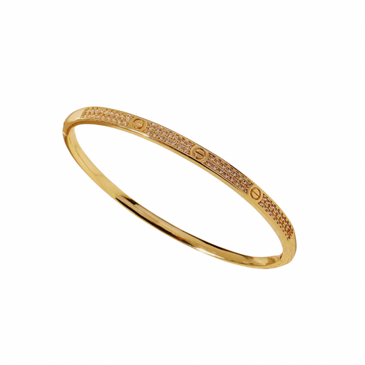 Gold Studded Bangle